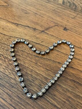 Amber Crystal Tennis Bracelet